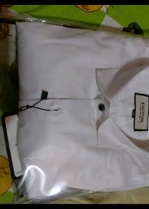 Classic White Button-Up Shirt