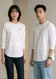 Classic White Long Sleeve Top
