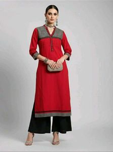 🎇Sale❤️New Elegant Red Kurta from Shree