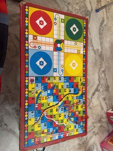 Classic Snakes and Ladders Game Board
