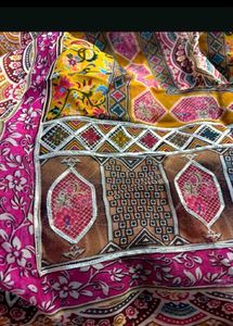 Stylish Yellow Printed Kurta Set