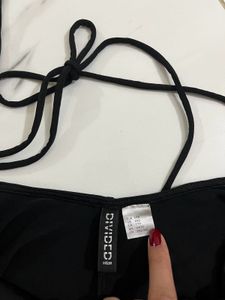 Black Strappy Bodycon Dress