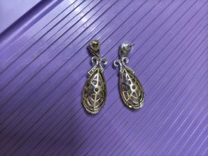 PRICE DROP Golden Citrine-Look Dangler Earrings