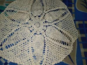 Handmade Crochet Thal Posh Or Table Mat