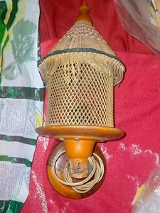 Wood Small Lamp