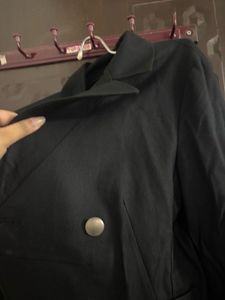 short Black blazer jacket