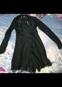 Elegant Black Lace Backless Romper(size: xl,s)