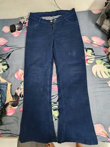 Flared Denim Jeans