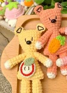Adorable Crochet Fruits Bear