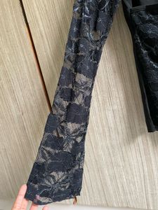 Elegant Black Soft Lace Top