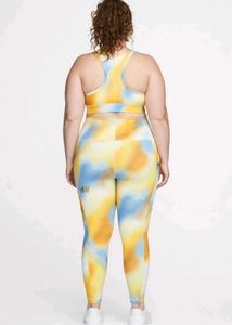 Tie-Dye Sports Bra and Leggings Set