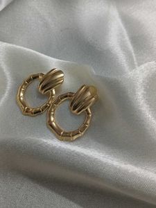 Gold Tone Hoop Earrings
