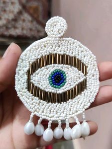 Evil Eye Beaded Earrings