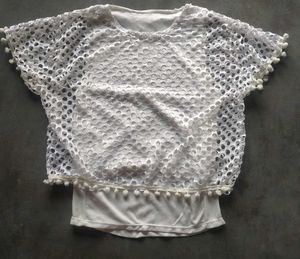 Girls White Top😍