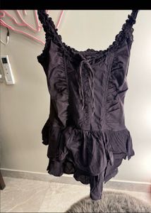 Ruffle Skater Dress looks cute on you