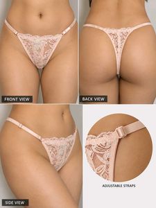Lace Trim G-String Panty