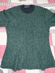 Black And Green Sweater