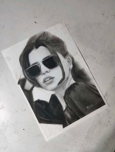 Stunning Charcoal Portrait Art