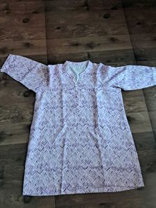 Pretty Purple Printed Kurta