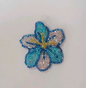 Beaded Floral brooch