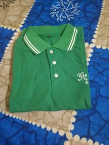 Green Polo Shirt L Size