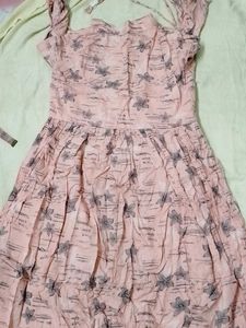 Long Peach Dress