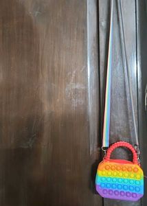 🌈✨ Fabulous Multicolour Pop-It Purse ✨🌈👜
