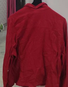 Red Double-Breasted Jacket