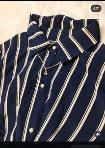 ❤️Striped Tie-Front Crop Top❤️