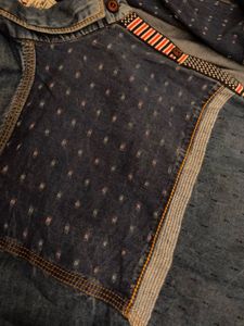 Stylish Denim Patchwork Shirt (UNISEX)