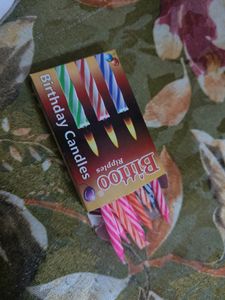 One Birthday Candle Pack With 20 Candle