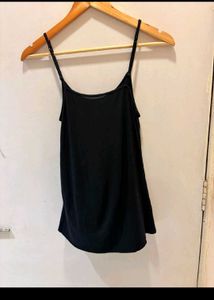 Classic Black Camisole Top / slip