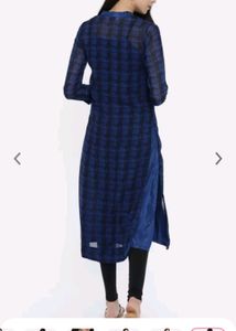 Branded Straight Zipper With Front Slit Kurti