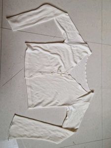 Cream Button-Down Cardigan