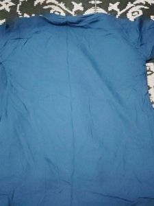 Stylish Blue and White Kurta girl