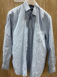 Men's Light Blue Collared Shirt