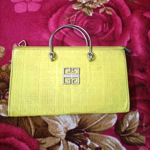 Givenchy Yellow Handbag