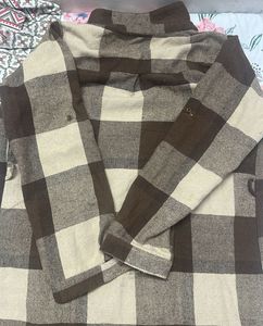 Oversized Checkered Shacket