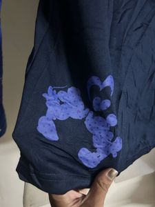 Blue &amp; Navy Long Sleeve Top