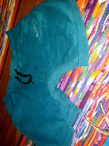 Teal Drawstring Gym Shorts