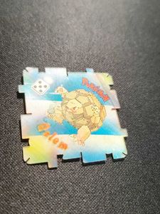 Big babol Pokemon Golem giga card collectible