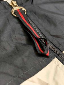 Colorblock Hooded Windbreaker Jacket