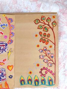 Hand-painted Vintage Sheets for Arts &amp; Crafts