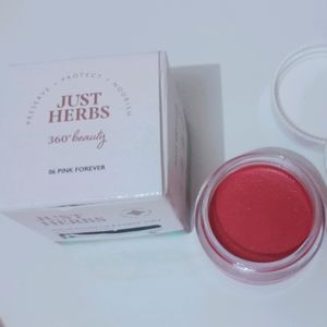 JUST HERBS LIP & CHEEK TINT - PINK FOREVER
