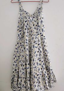 Chic Floral Print Midi Dress