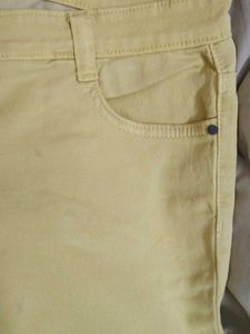 Yellow Denim Jeans (SIZE-40)