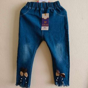 Adorable Girls' Denim Jeans
