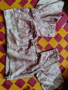 Elegant Brocade Blouse