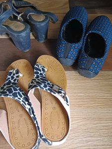 Bundle of 3 Pairs Women's Sandals