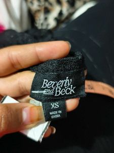Y2K black crop top